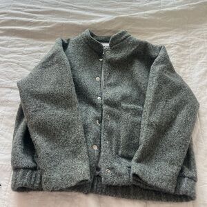 Princess Polly Gray Wool Jacket